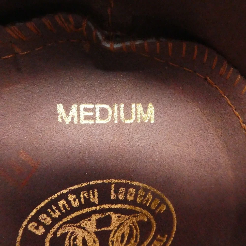Country Leather Australian Original Outback Hat Unisex Medium Brown Suede